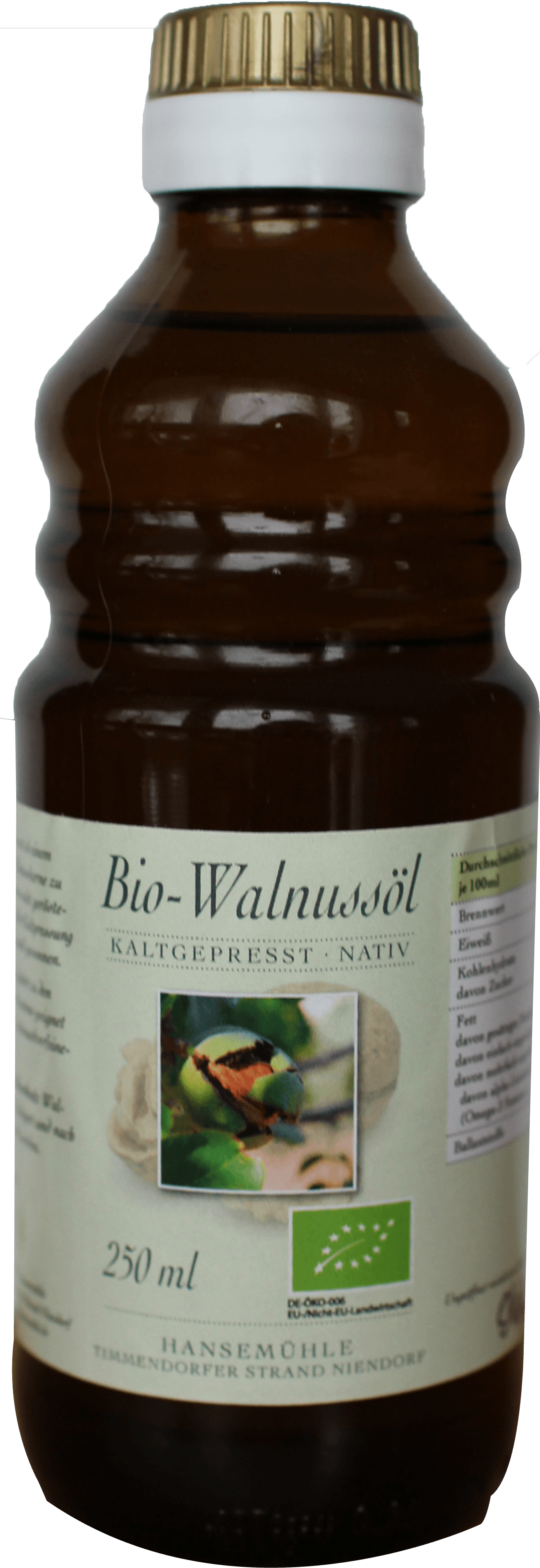 Bio-Walnussöl nativ - DE-ÖKO-006 Kontrollstelle