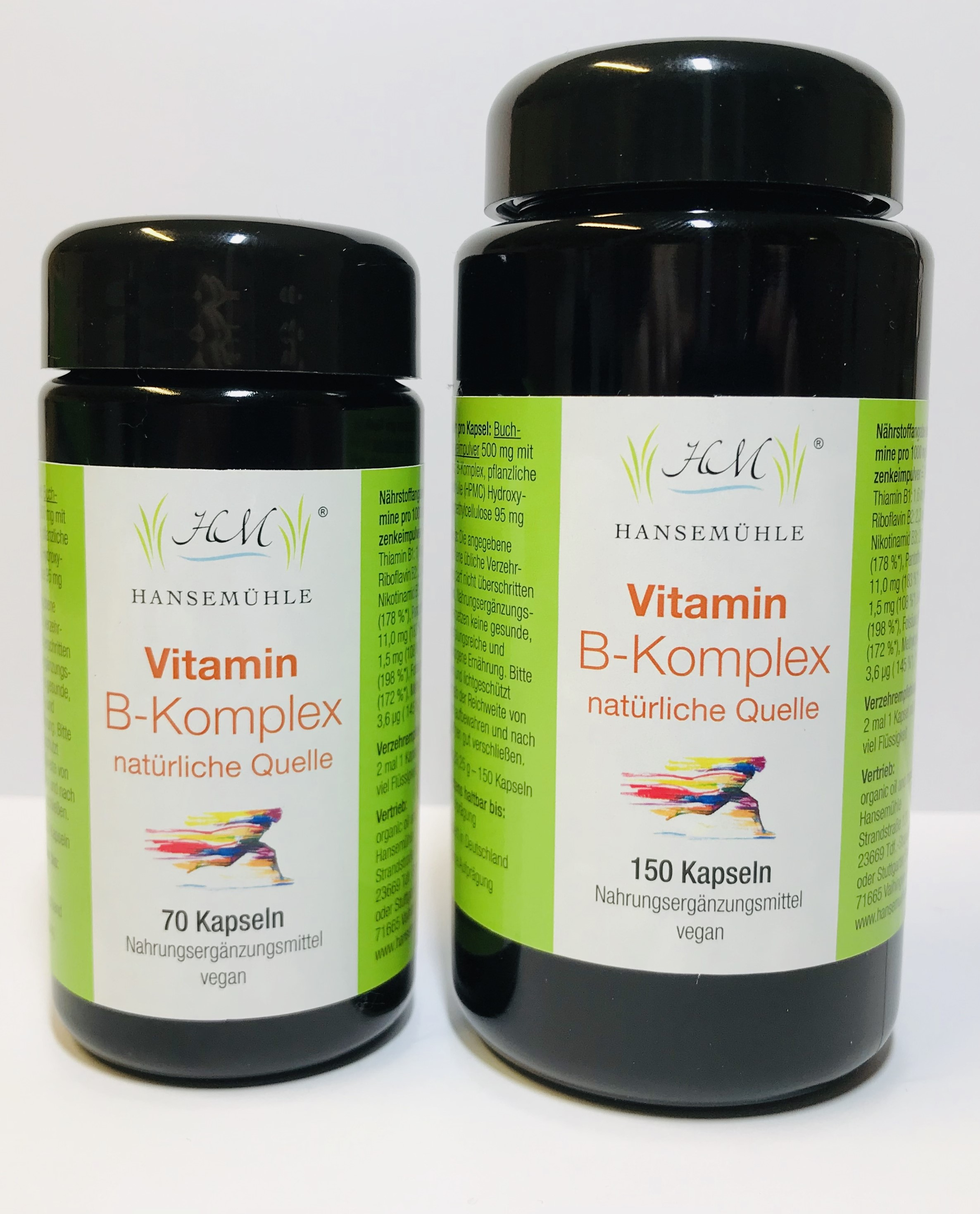 Vitamin BKomplex aus Buchweizenkeimpulver vegane Kapselhülle
